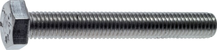 Exemplary representation: Hexagon head screw DIN 933 / ISO 4017 (stainless steel A2)