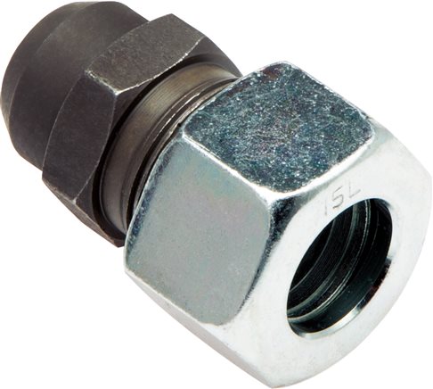 Exemplary representation: Straight weld-on connection fitting, phosphated steel