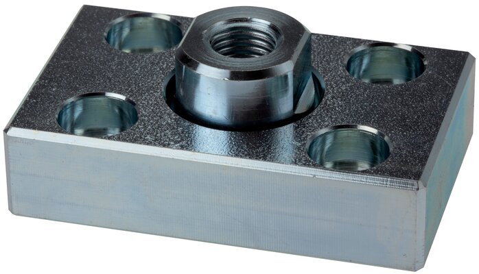 Exemplary representation: Flexo coupling with mounting plate, galvanised steel