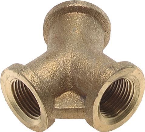 Exemplary representation: 2-way air diverter with female thread, brass