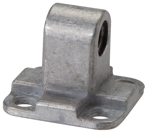 Exemplary representation: Swivel mounting bracket (Ø 16 - 25 ), for compact cylinder ISO 21287, aluminium