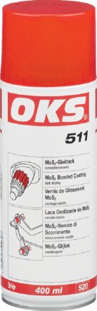 Exemplary representation: OKS MoS2 bonded coating (spray can)