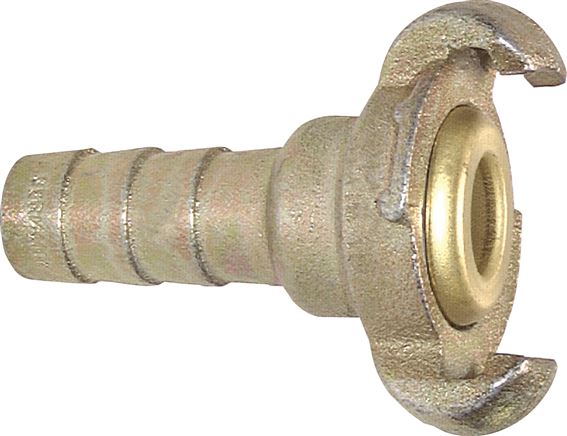 Exemplary representation: Compressor coupling with grommet & locking collar, galvanised steel, MS seal
